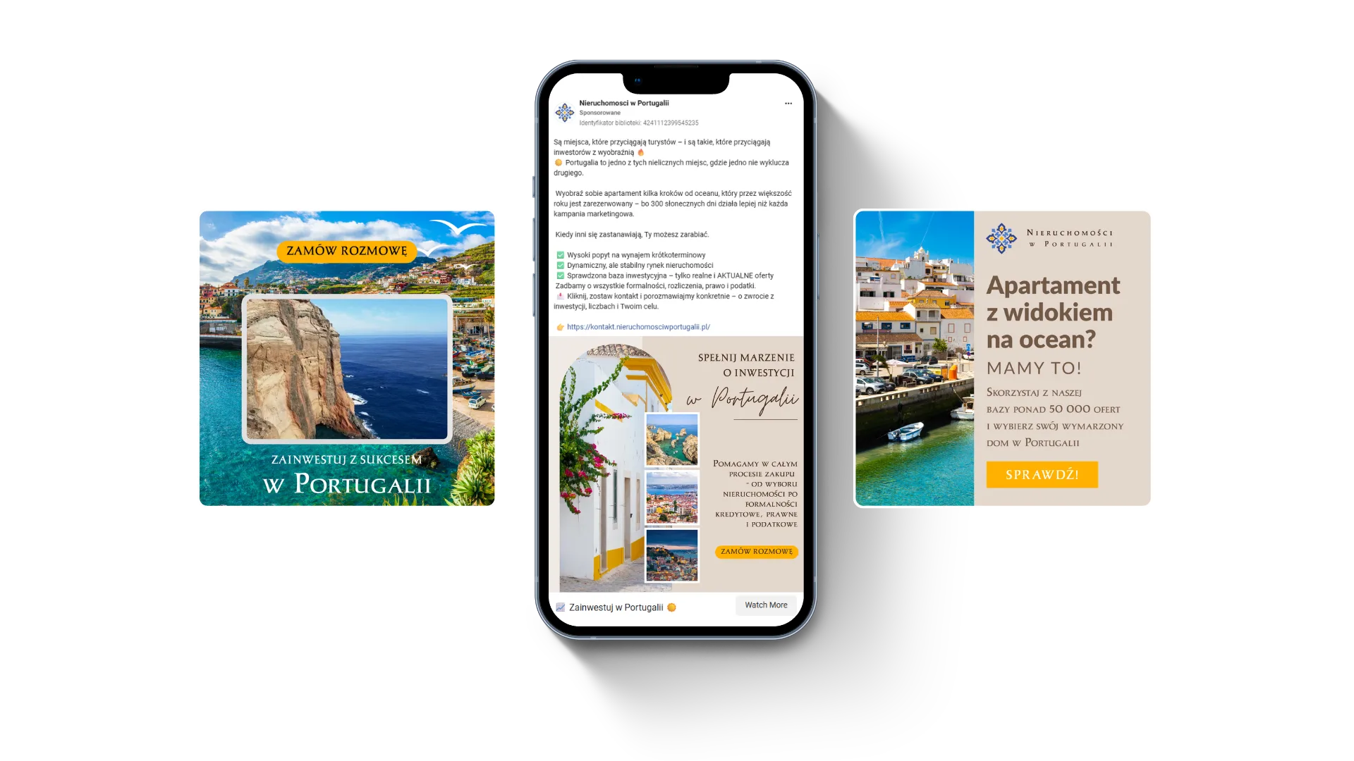 Przykład reklamy dla Nieruchomości w Portugalii