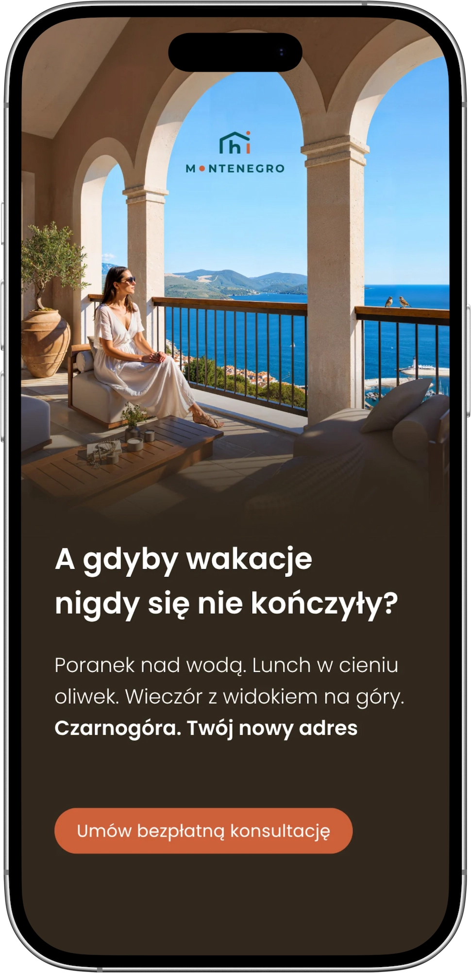 HiMontenegro - reklama w formacie na stories